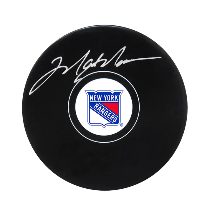 Mark Messier New York Rangers Autographed Puck (CX Auth)
