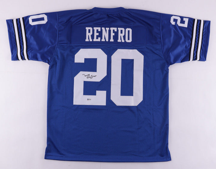 Mel Renfro Dallas Cowboys Signed Custom Jersey (Beckett Hologram)