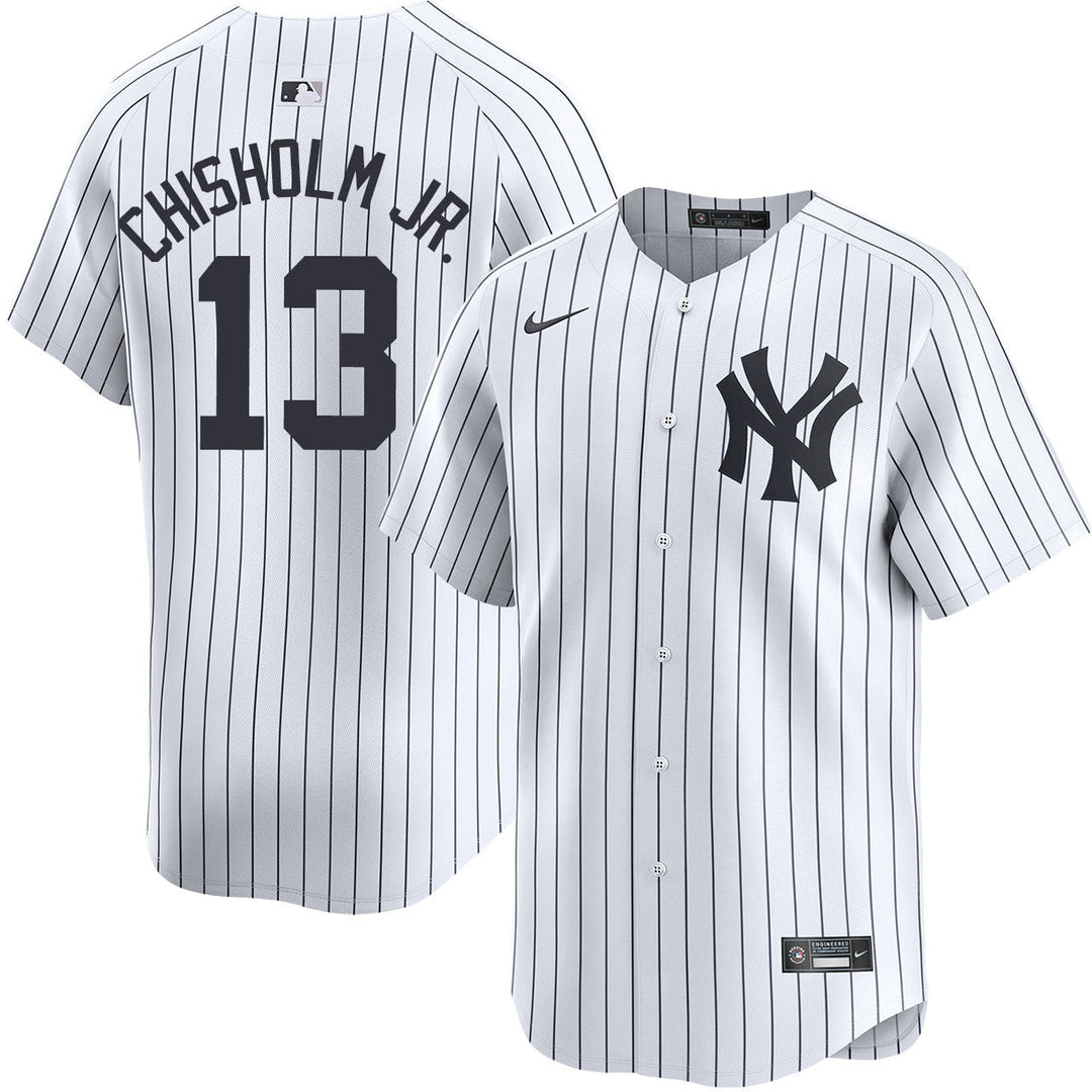 New York Yankees Jazz Chisholm Jr. Nike White Home Limited Player Name Jersey