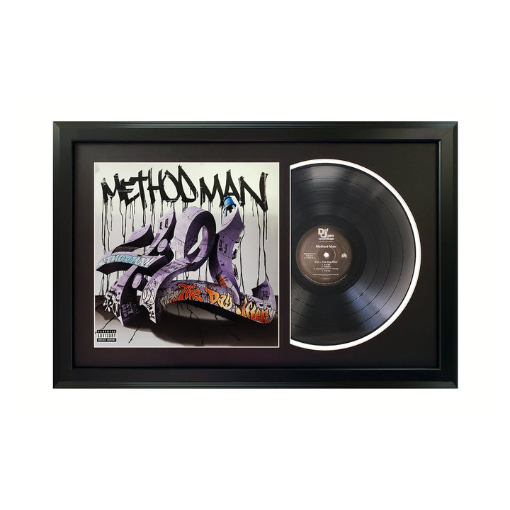 Method Man 4:21 The Day After Genuine Vinyl Record & Cover Professionally Framed 17.5  x 26.5  Wall Display with a Black Man