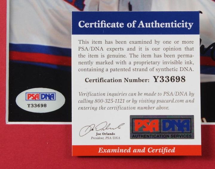 Mike Eruzione Signed 1980 Team USA Hockey 12x15 Custom Framed Photo Display (PSA COA)