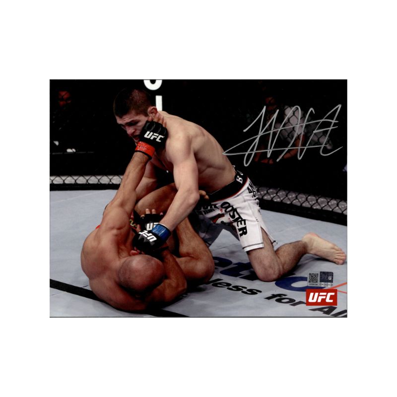Khabib Nurmagomedov Autographed First UFC Fight (1/20/2012) 8x10 Photo