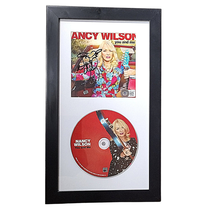 Nancy Wilson Signed You and Me CD Booklet Framed Matted Beckett Authentic Auto COA