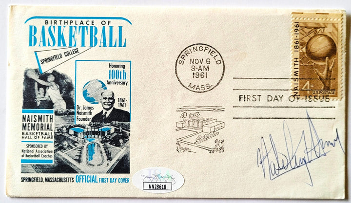 Nate Tiny Archibald Boston Celtics Signed 100th Anniversary of the Naismith Memorial Hall of Fame First Day Cover 11-6-61 (JSA)