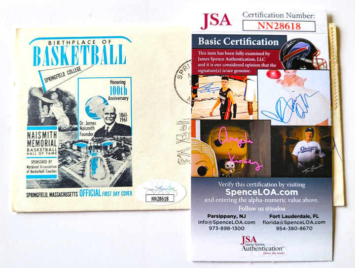 Nate Tiny Archibald Boston Celtics Signed 100th Anniversary of the Naismith Memorial Hall of Fame First Day Cover 11-6-61 (JSA)