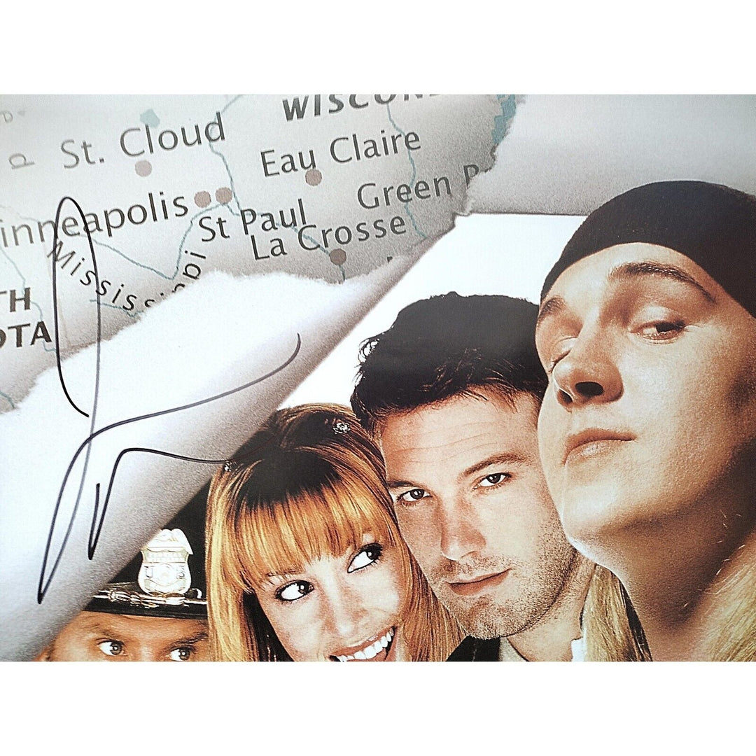 Jason Mewes Kevin Smith Signed Jay and Silent Bob Strike Back Movie Poster Beckett COA