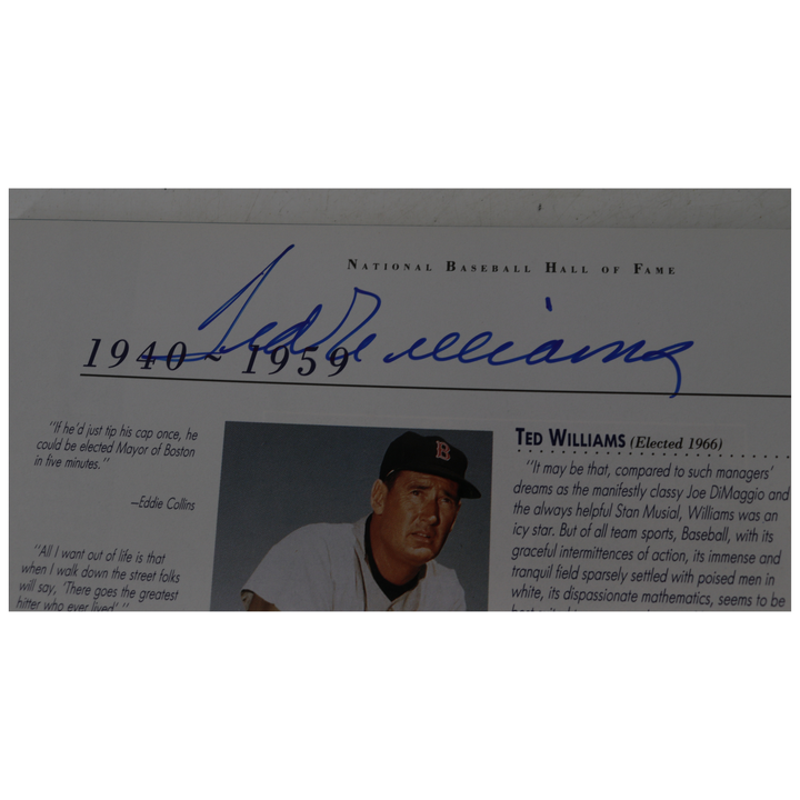 Mantle Williams Mays Autographed Signed National Baseball Hall of Fame and Museum 50th Anniversary 1989 Yearbook 23 Autos JSA LOA