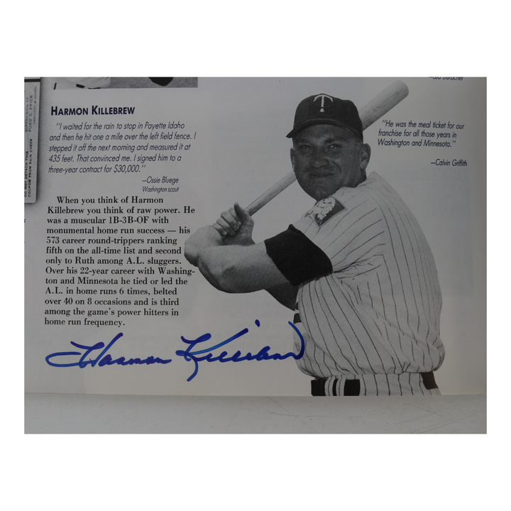 Mantle Williams Mays Autographed Signed National Baseball Hall of Fame and Museum 50th Anniversary 1989 Yearbook 23 Autos JSA LOA
