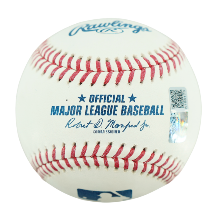 Freddy Peralta New York Mets Autographed OMLB Baseball (CX Auth)