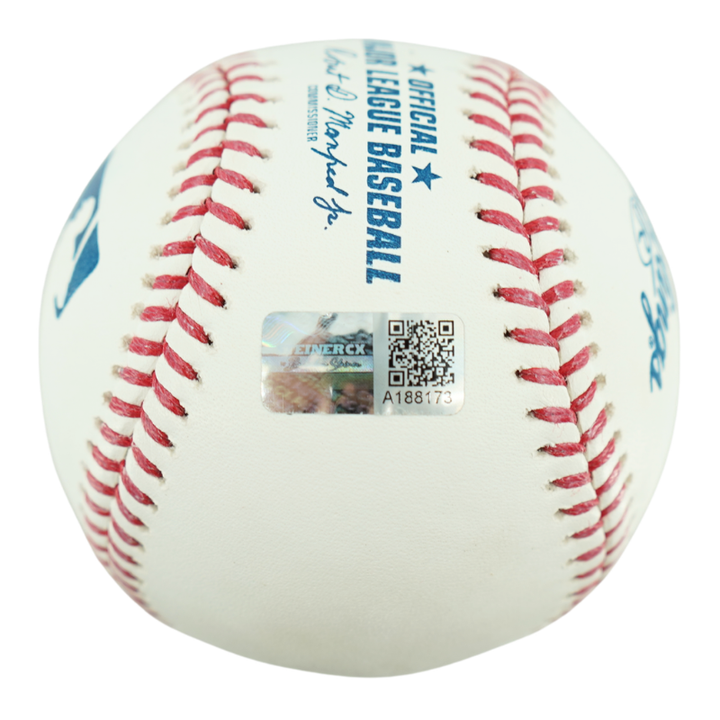 Freddy Peralta New York Mets Autographed OMLB Baseball (CX Auth)