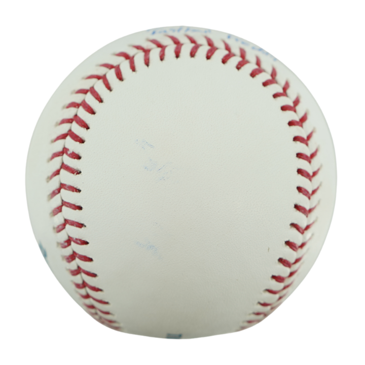 Freddy Peralta New York Mets Autographed Inscribed OMLB Baseball (CX Auth)