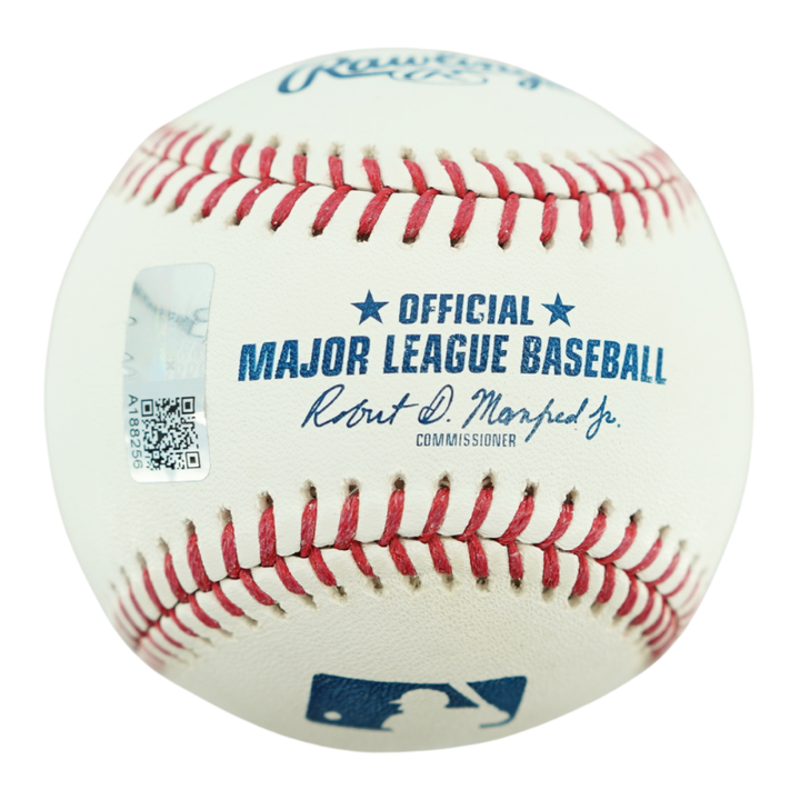 Freddy Peralta New York Mets Autographed Inscribed OMLB Baseball (CX Auth)
