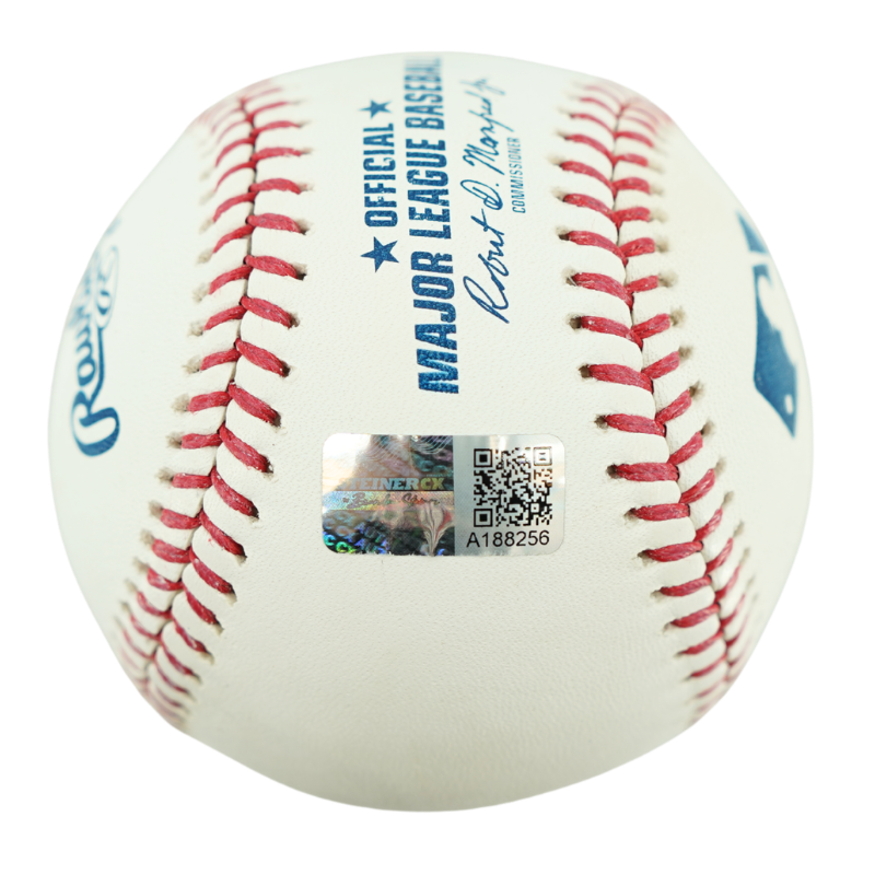 Freddy Peralta New York Mets Autographed Inscribed OMLB Baseball (CX Auth)