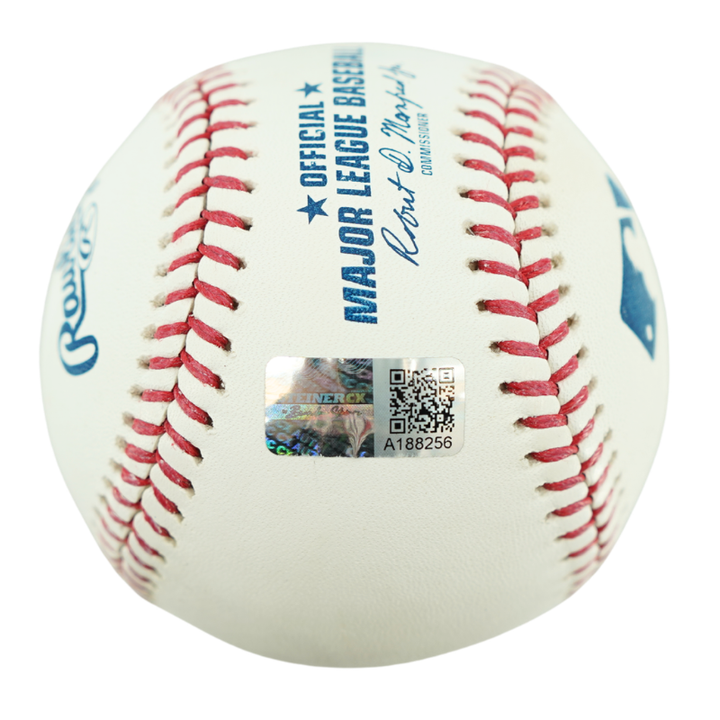 Freddy Peralta New York Mets Autographed Inscribed OMLB Baseball (CX Auth)