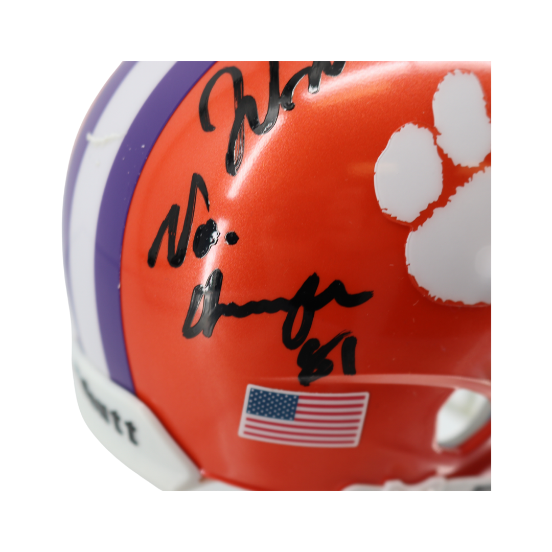 William Fridge Perry Clemson Tigers Autographed Signed Inscribed Mini Helmet 