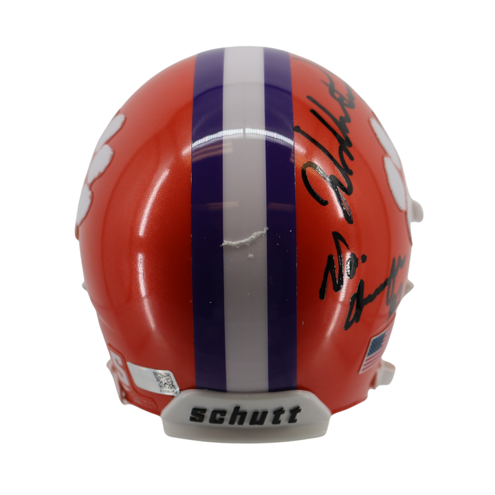 William Fridge Perry Clemson Tigers Autographed Signed Inscribed Mini Helmet 
