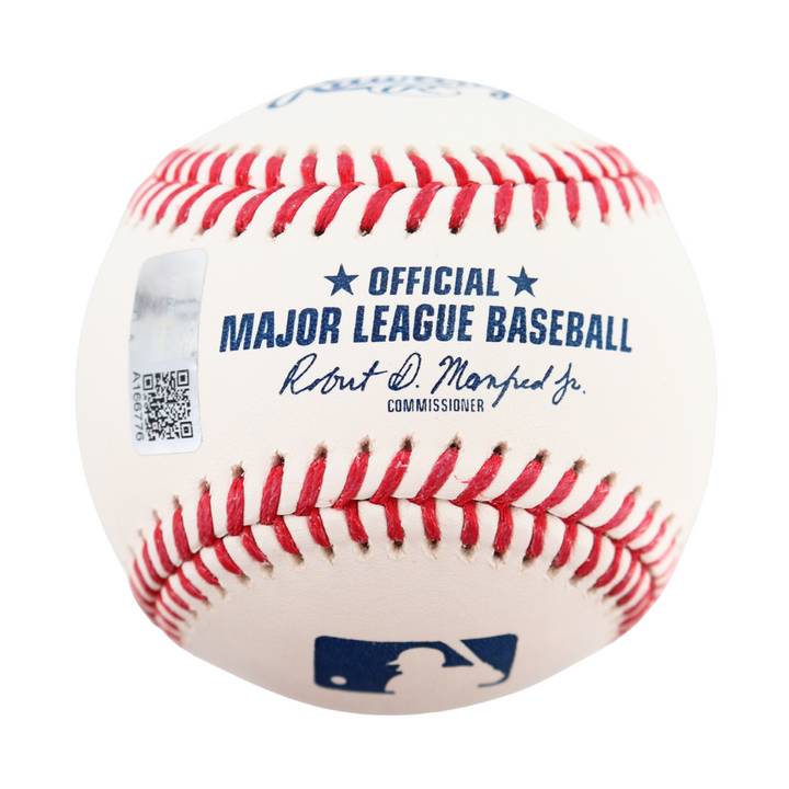 David Peterson New York Mets Autographed Signed Inscribed Go Mets OMLB Baseball (CX Auth)