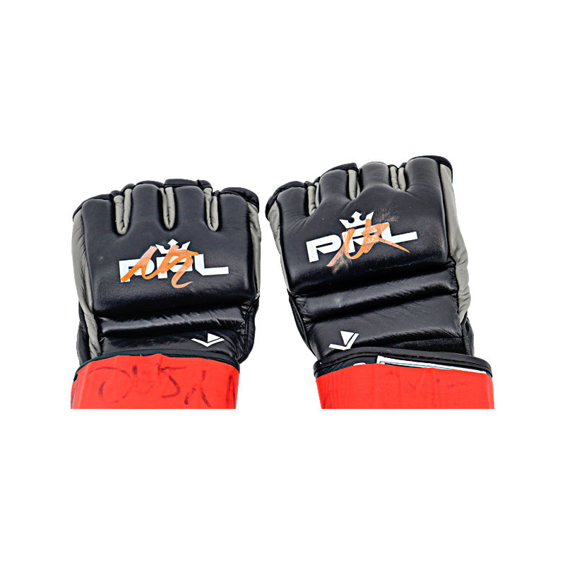 Nathan Kelly 2023 PFL 8 Autographed Fight Worn Gloves