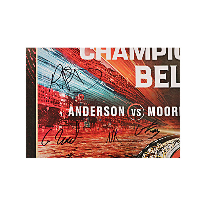 Bellator Champions Series Dublin 3/22/24 Multi Autographed Signed 24"x36" Event Poster