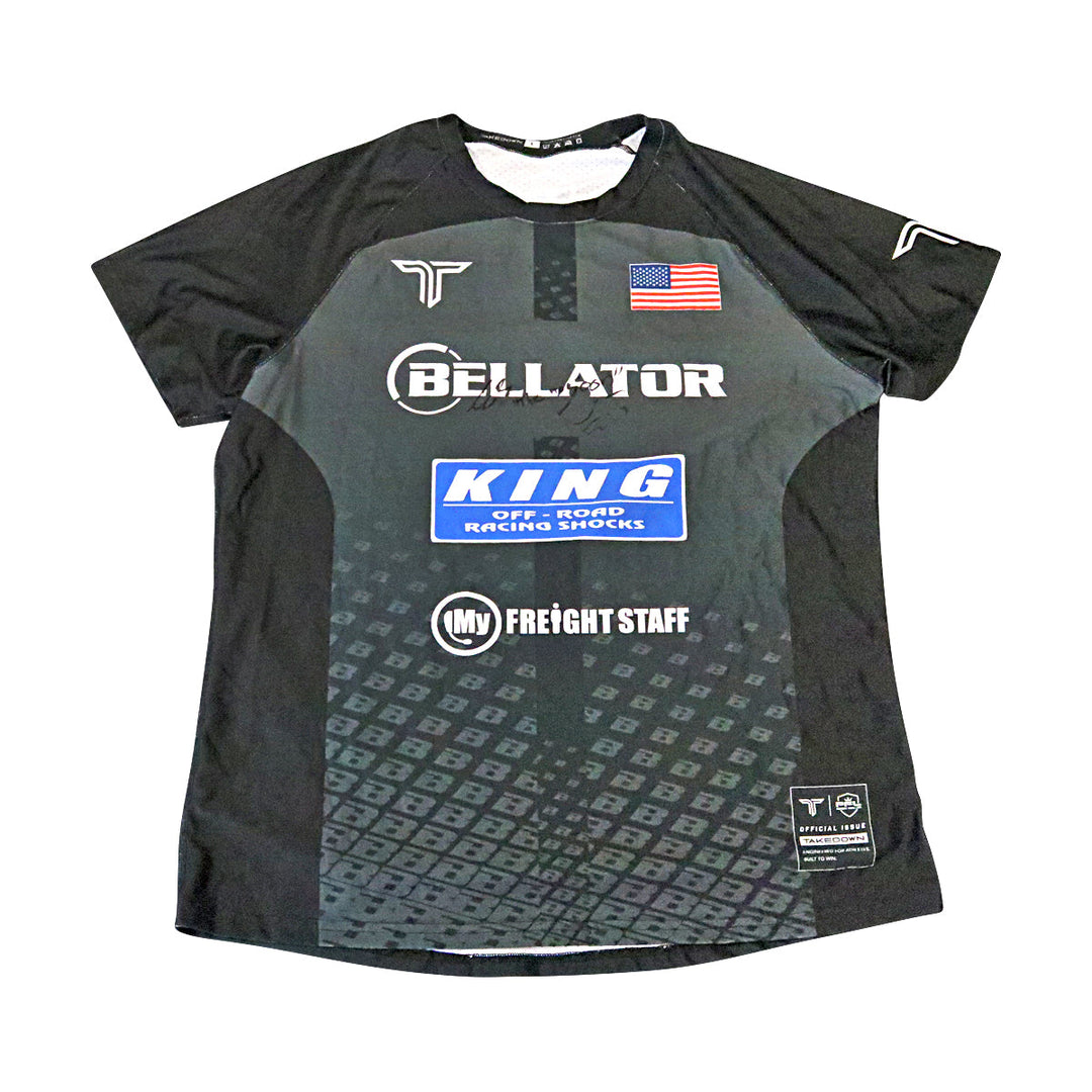Lorenz Larkin Autographed Bellator Champions Series 9/7/24 Walkout Shirt (PFL LOA)