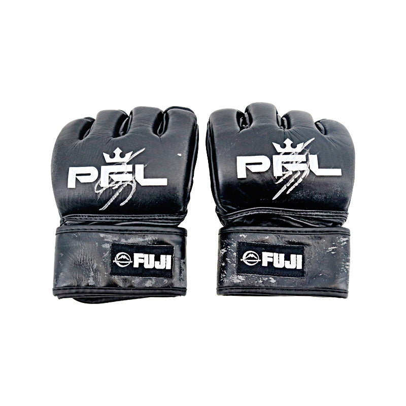 Abdoul "The Lazy King" Abdouraguimov  PFL Autographed Fight Worn Gloves from 2024 PFL Europe 1 Event (PFL LOA)