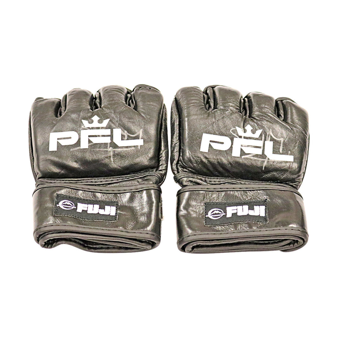 Slim Trabelsi PFL Mena 2024 Season Championships Autographed Pair of Fight Worn Gloves (PFL LOA)