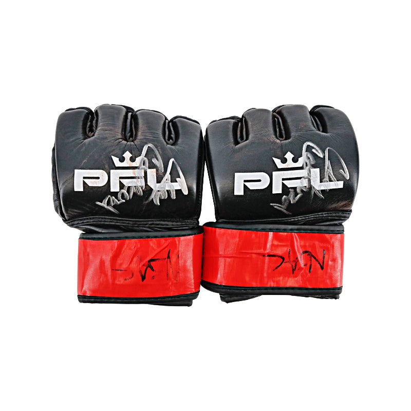 Clay Collard 2024 PFL 2 Autographed Signed Fight Worn Pair of Gloves (PFL LOA)