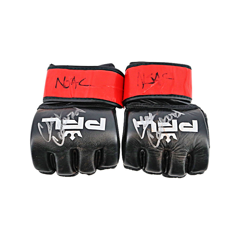 Clay Collard 2024 PFL 2 Autographed Signed Fight Worn Pair of Gloves (PFL LOA)