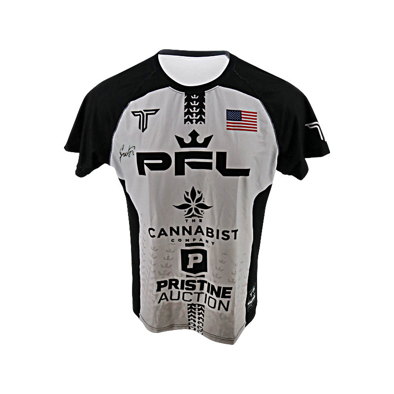 Josh Silveira 2024 PFL 2 Autographed Signed Event Worn Walkout Shirt (PFL LOA)