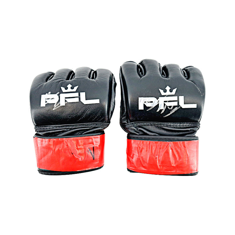 Marcelo Nunes 2024 PFL 2 Autographed Signed Fight Worn Pair of Gloves (PFL LOA)