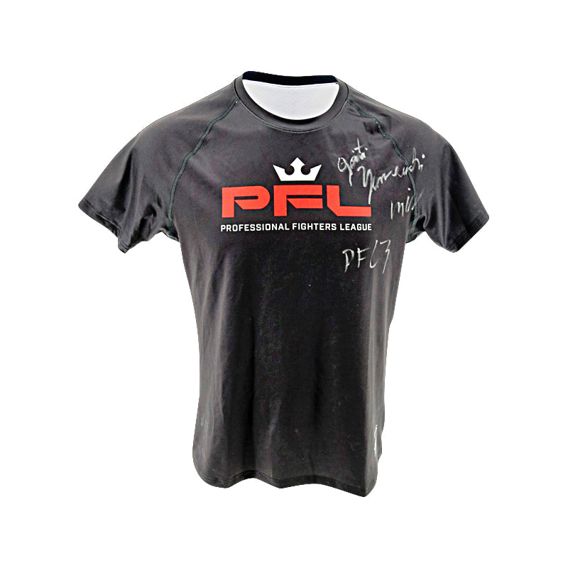 Goiti Yamauchi 2024 PFL 3 Autographed Signed Event Worn Walkout Shirt (PFL LOA)