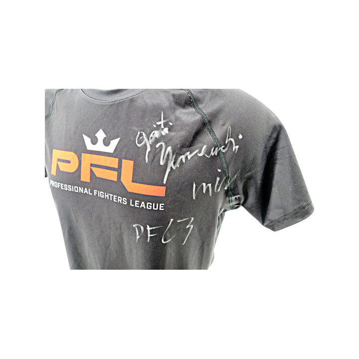 Goiti Yamauchi 2024 PFL 3 Autographed Signed Event Worn Walkout Shirt (PFL LOA)