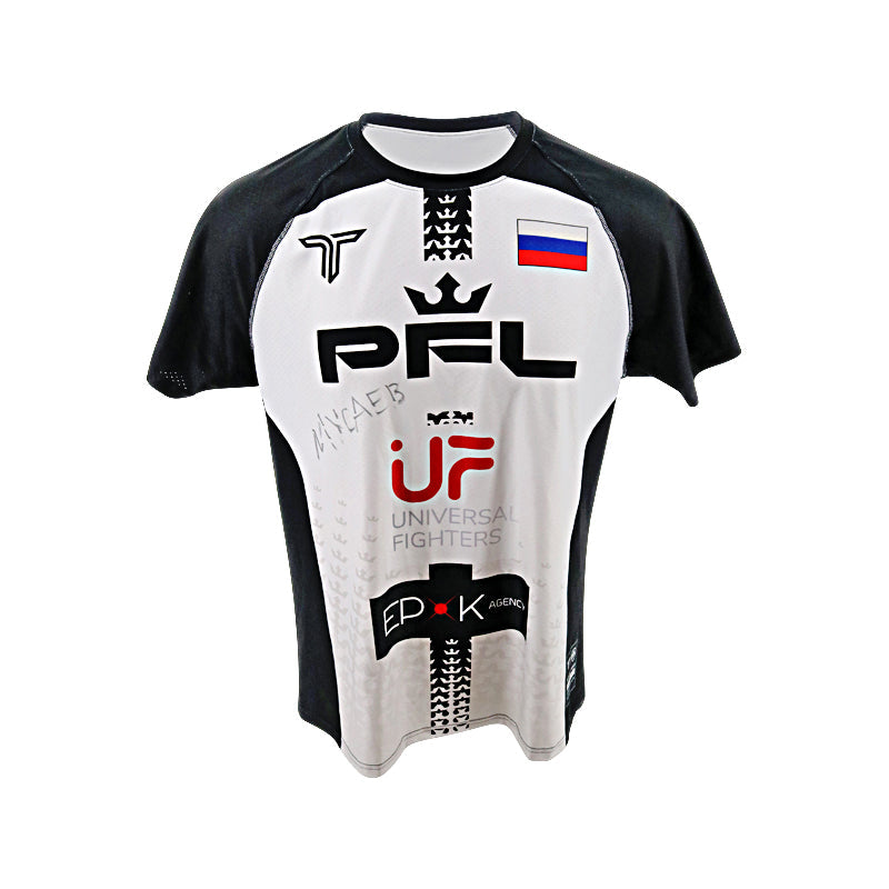 Shamil Musaev 2024 PFL 3 Autographed Signed Event Worn Walkout Shirt (PFL LOA)