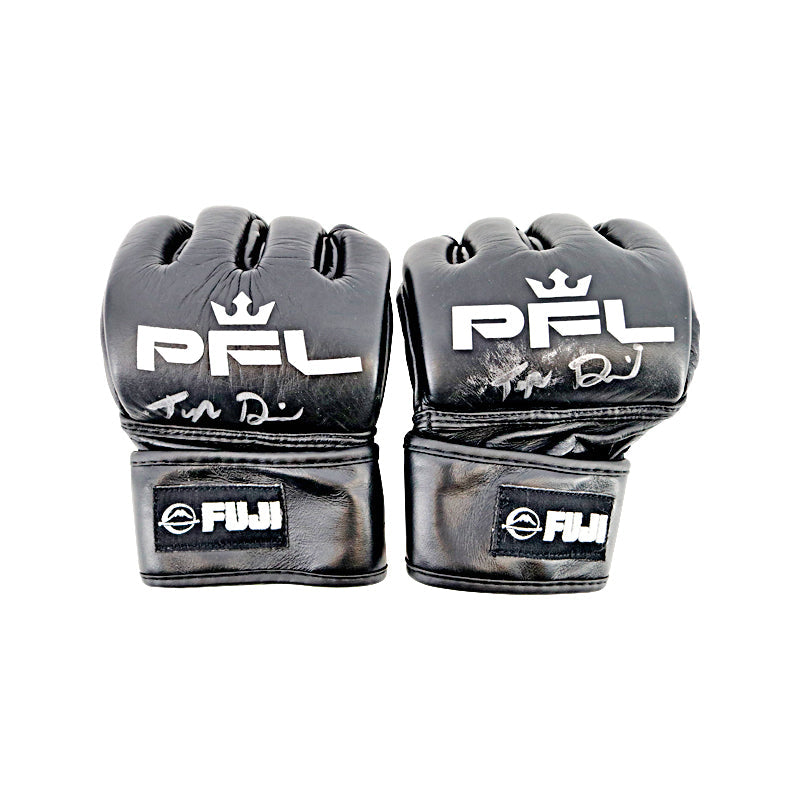 Tyler Diamond 2024 PFL 3 Autographed Signed Fight Worn Pair of Gloves (PFL LOA)