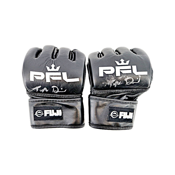 Tyler Diamond 2024 PFL 3 Autographed Signed Fight Worn Pair of Gloves (PFL LOA)
