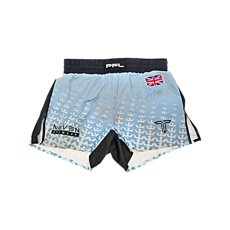 Linton Vassell 2024 PFL 4 Autographed Signed Fight Worn Shorts (PFL LOA)
