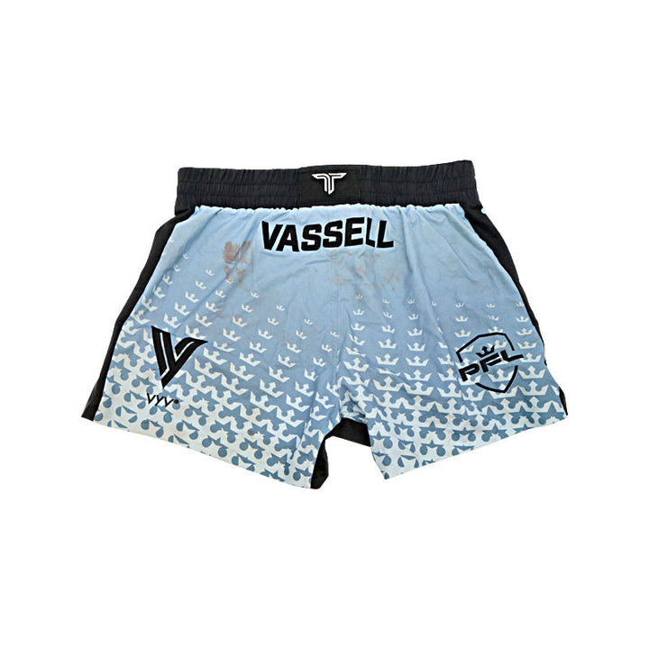 Linton Vassell 2024 PFL 4 Autographed Signed Fight Worn Shorts (PFL LOA)