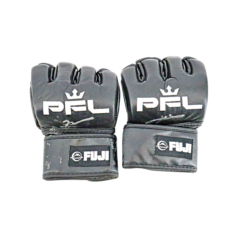 Lorenz Larkin Autographed Signed 2024 PFL 6 Fight Worn Gloves (PFL LOA)
