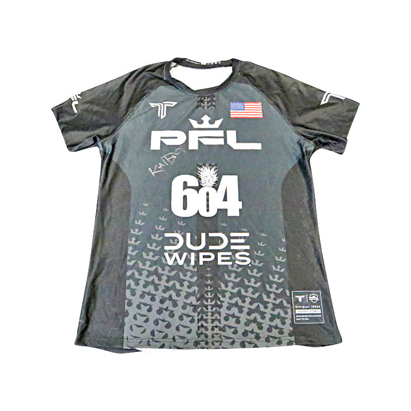 Kai Kamaka Autographed Signed 2024 PFL 6 Event Worn Walkout Shirt (PFL LOA)