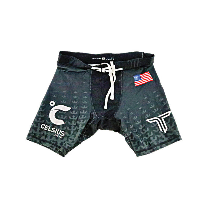 Impa Kasanganay PFL Autographed Signed 2024 PFL 8 Playoffs Fight Worn Shorts (PFL LOA)