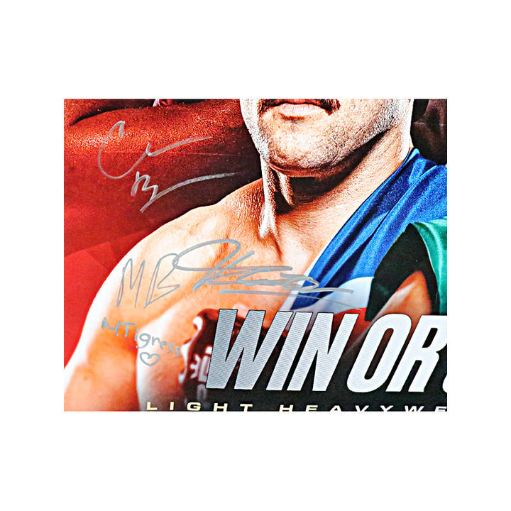 PFL 2024 Playoffs 2 Autographed Multi-Signed Event Poster from August 16, 2024 (PFL LOA)