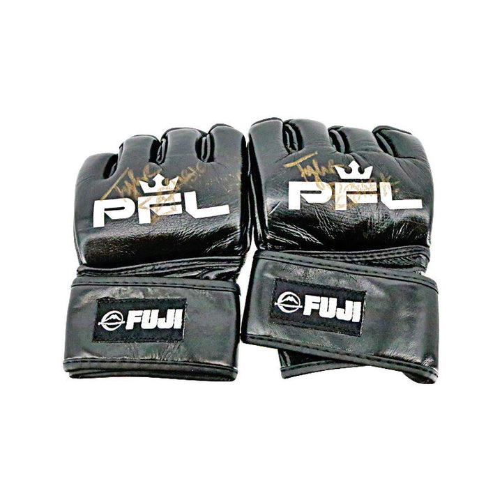 Tyler Hill PFL Autographed Signed 2024 PFL 9 Playoffs Fight Worn Pair of Gloves (PFL LOA)