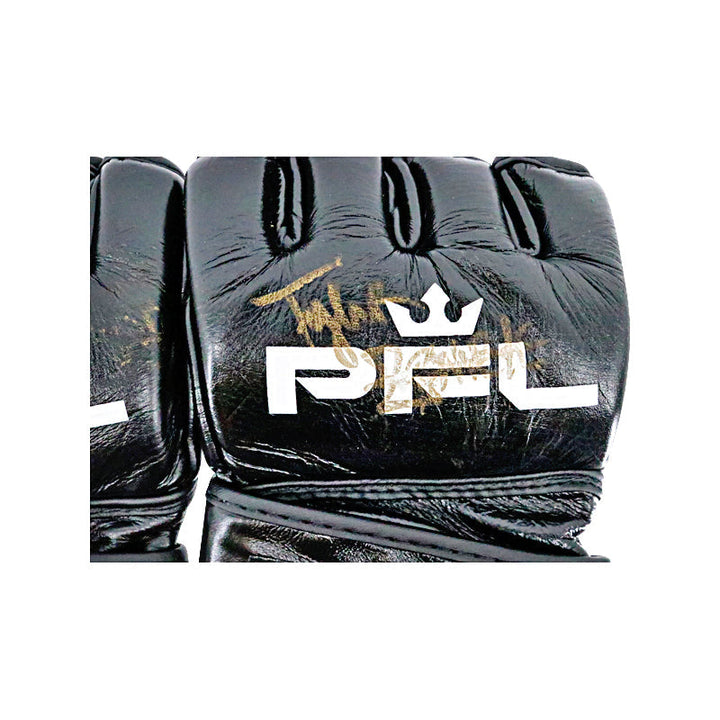 Tyler Hill PFL Autographed Signed 2024 PFL 9 Playoffs Fight Worn Pair of Gloves (PFL LOA)