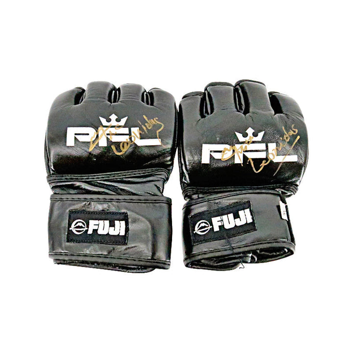 Maxwell Djantou Nana PFL Autographed Signed 2024 PFL 9 Playoffs Fight Worn Pair of Gloves (PFL LOA)
