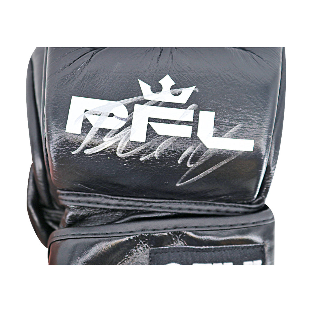 Adam Borics Autographed Signed 2025 PFL World Tournament 1 Pair of Fight Worn Gloves (PFL LOA)