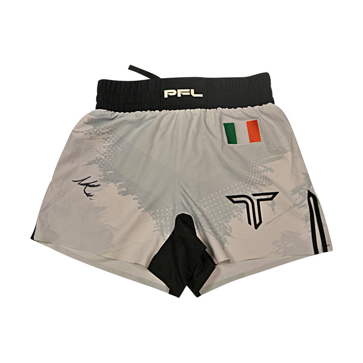 Nathan Kelly Autographed Signed 2025 PFL World Tournament 1 Authentic Pair of Fight Week Issued Shorts (PFL LOA)