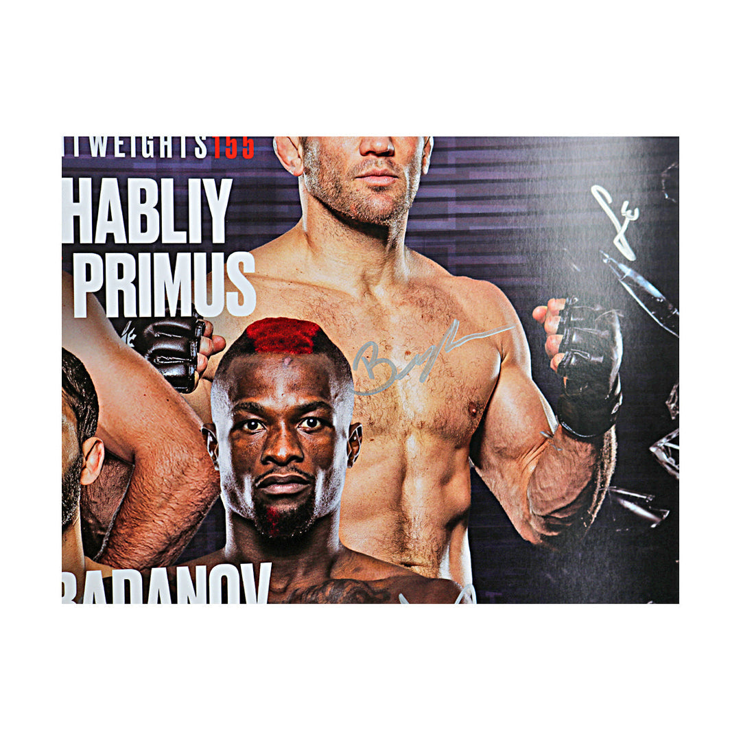 PFL World Tournament 3 - Orlando 4/18/25 Multi Autographed Signed 24"x36" Event Poster  (PFL LOA)