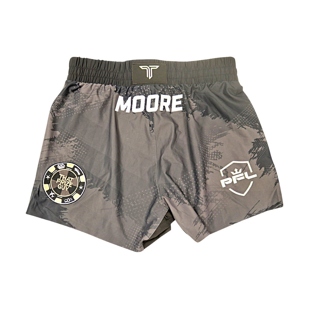 Karl Moore 2025 PFL World Tournament 4 Authentic Set of Fight Week Issued Undershorts and Fight Shorts (PFL LOA)