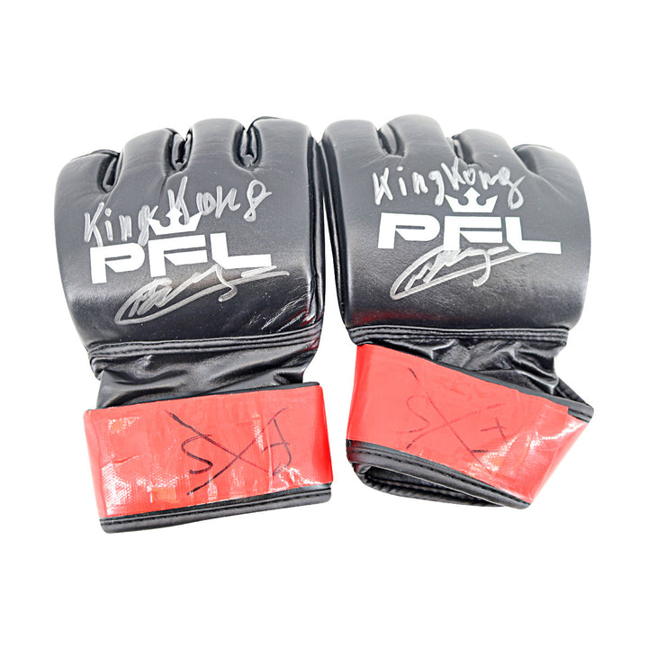 Alexander Romanov Autographed Signed 2025 PFL World Tournament 4 Pair of Fight Worn Gloves (PFL LOA)