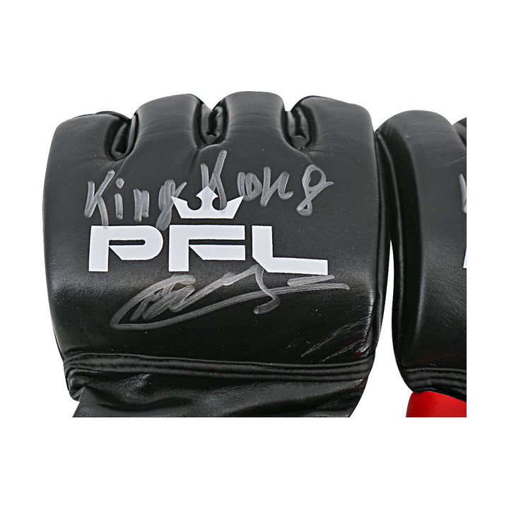 Alexander Romanov Autographed Signed 2025 PFL World Tournament 4 Pair of Fight Worn Gloves (PFL LOA)